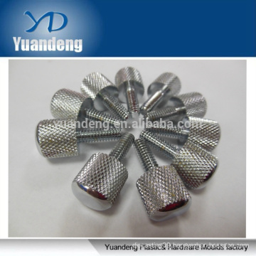 CNC turning screw knurling bolt brass bolt knurled thumb screw